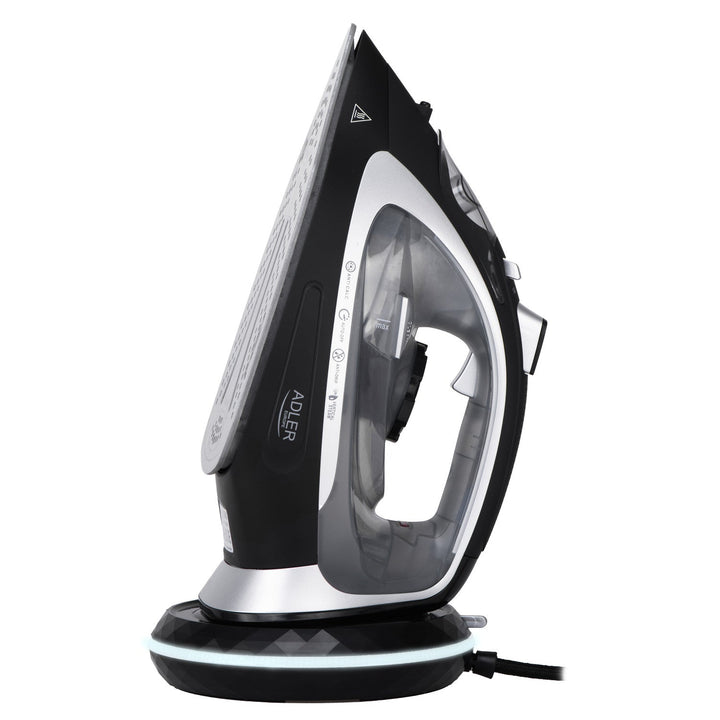 Adler dampstrygejern, trådløst, keramisk strygesål, 2800 W, AD 5043
