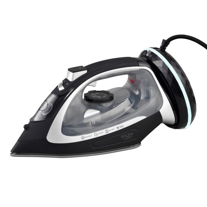 Adler dampstrygejern, trådløst, keramisk strygesål, 2800 W, AD 5043