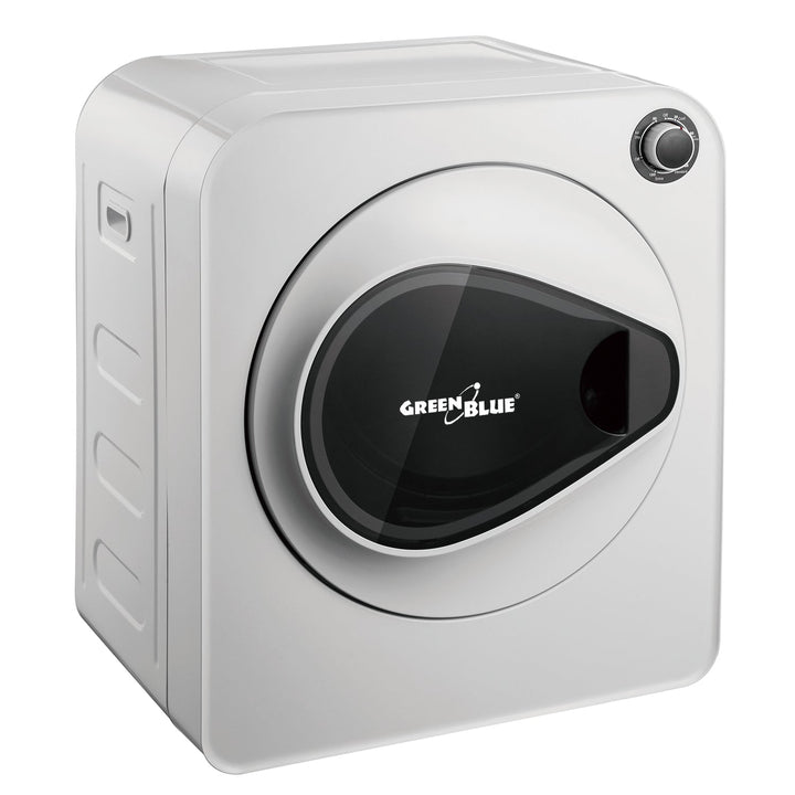 GreenBlue elektrisk tørretumbler til tøj, 3 kg kapacitet, GB405+ 2 stk. Filtersæt til GreenBlue GB483 tørretumblere