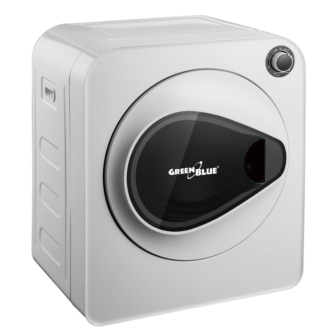 GreenBlue elektrisk tørretumbler til tøj, 3 kg kapacitet, GB405+4 stk. Filtersæt til GreenBlue GB483 tørretumblere, 1x indgang, 2x udgang