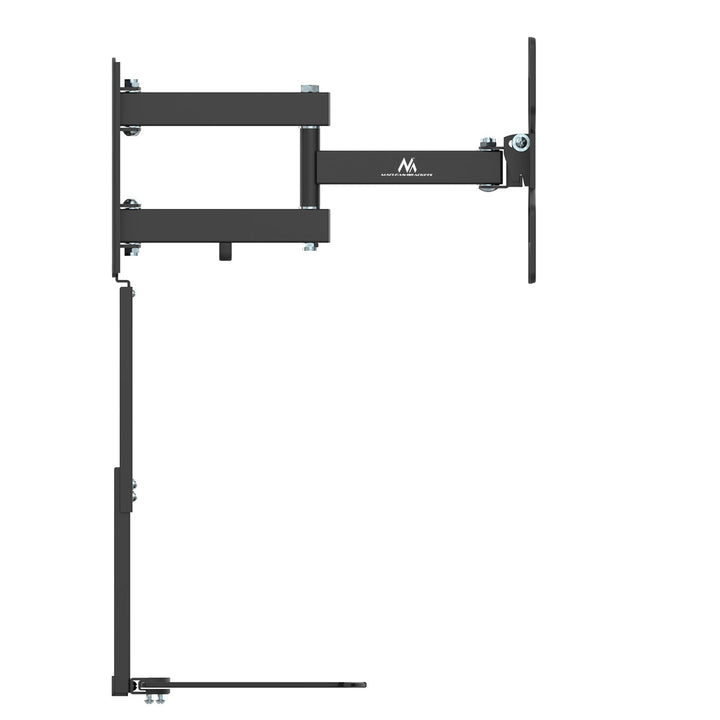 TV-holder med DVD-hylde Maclean, VESA 200x200, 23"-43", 25 kg, MC-771A + KABEL HDMI 2.0 4K 3D UHD 1,8 m KOBBER 48 bit