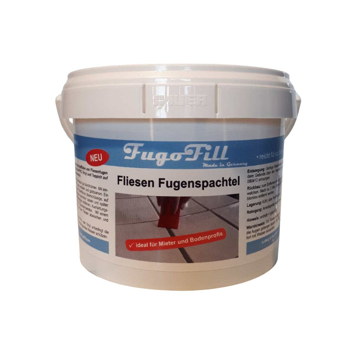 FugoFill fjernbar fugemasse til fliser, 1 kg, grå