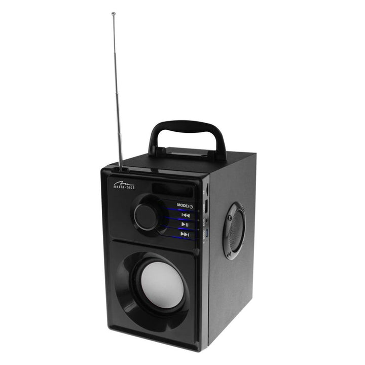 Media-Tech trådløs højttaler, Bluetooth 5.1, FM-radio, AUX, RMS 15W, MT3179