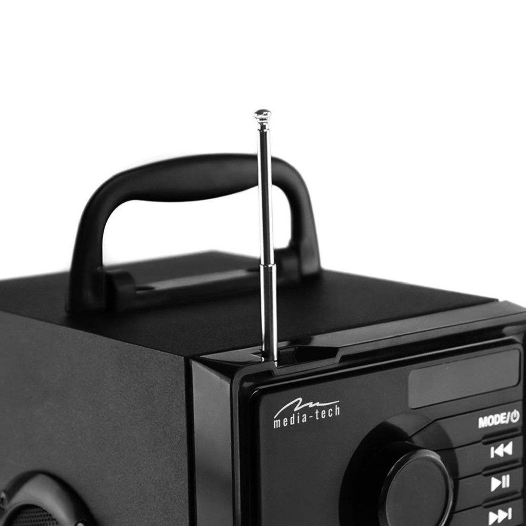 Media-Tech trådløs højttaler, Bluetooth 5.1, FM-radio, AUX, RMS 15W, MT3179