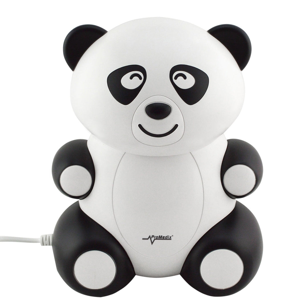 Inhalator til børn Promedix PR-812 panda, sæt med forstøver, masker, filtre + sut Promedix PR-815