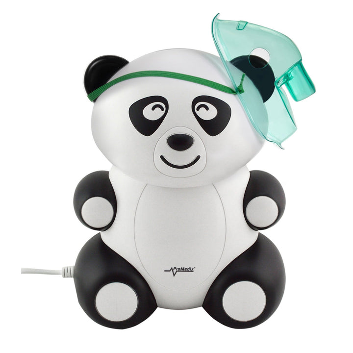 Inhalator til børn Promedix PR-812 panda, sæt med forstøver, masker, filtre + sut Promedix PR-815