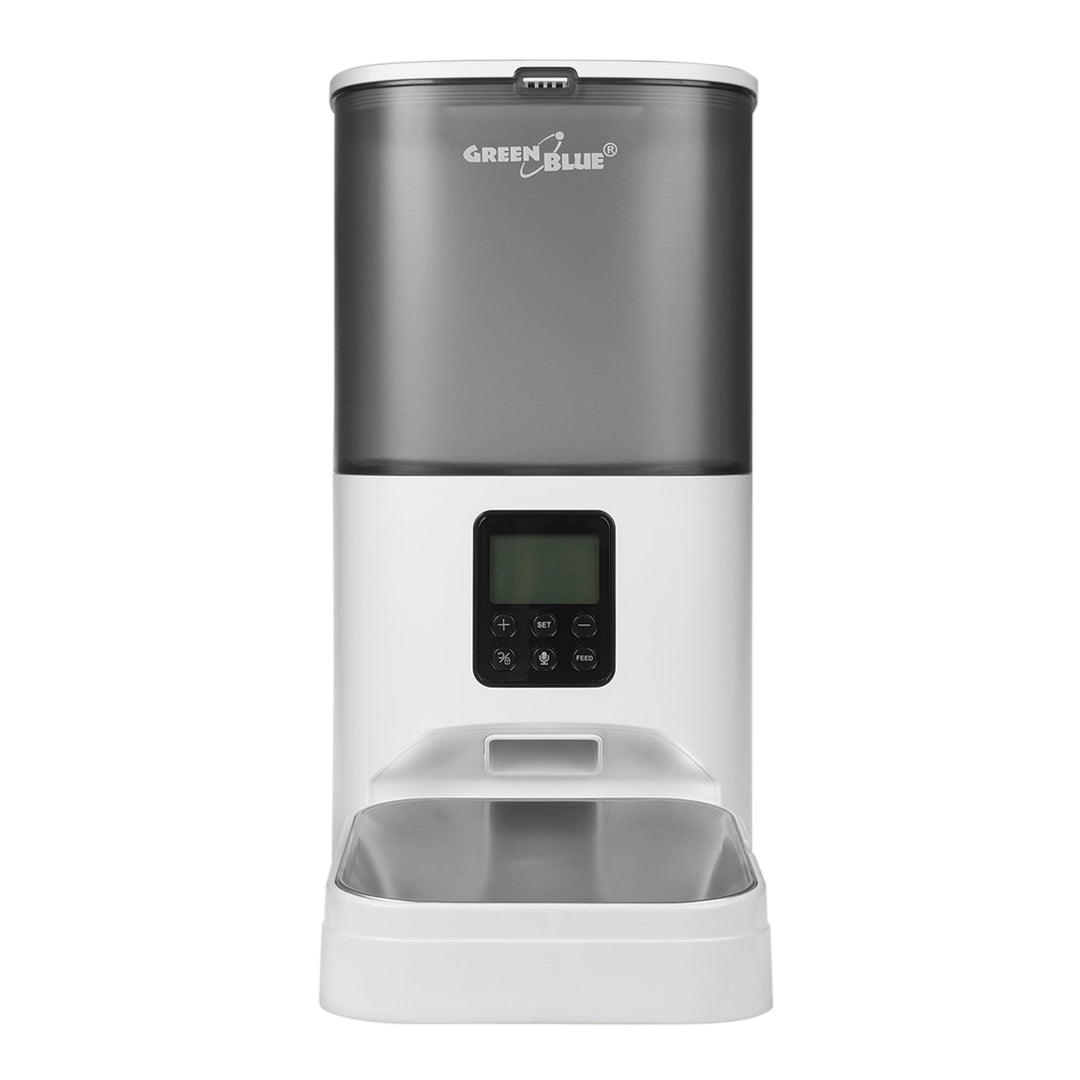 Automatisk vanddispenser / vanddrikke til dyr GreenBlue GB392 + Automatisk dispenser / foderautomat til dyr GreenBlue GB393 + Underlag 60x40cm, 50 stk., GB495