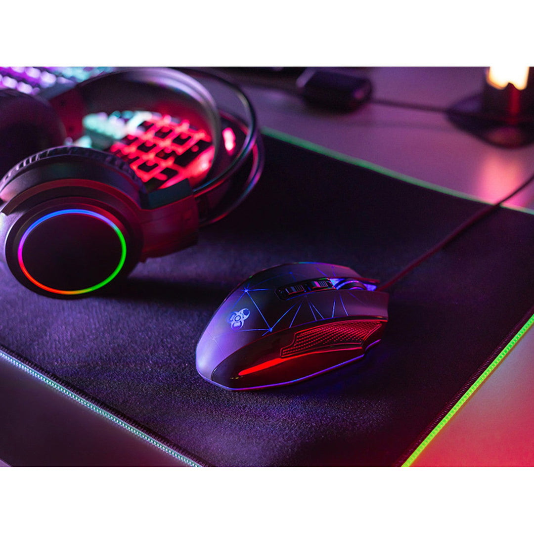 Tracer gamingmus, RGB-belysning, 7200 DPI, Space
