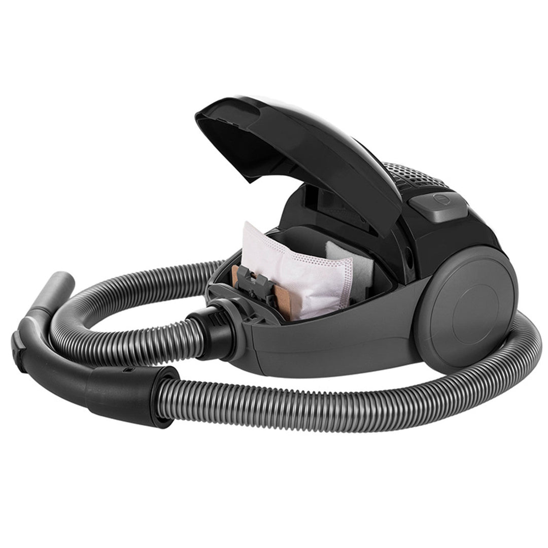 Lafe støvsuger med pose, tredobbelt filtreringssystem, 800 W, sort, Compact S