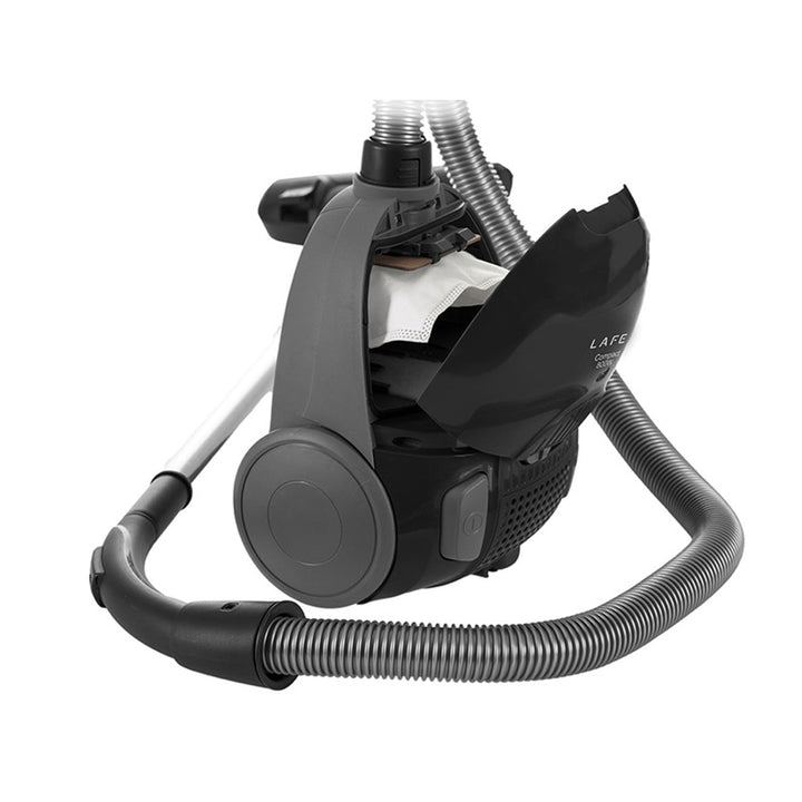 Lafe støvsuger med pose, tredobbelt filtreringssystem, 800 W, sort, Compact S