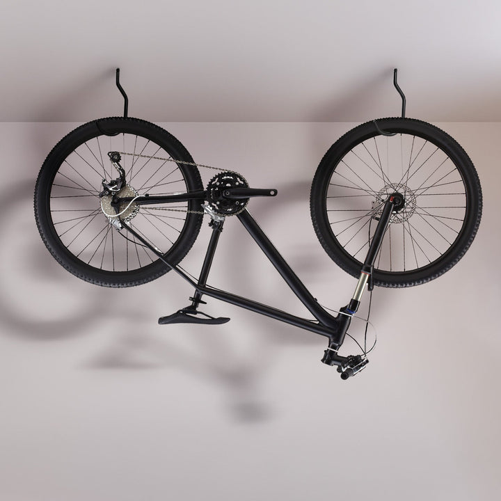 Sæt med 6 Maclean loftskroge til stige, cykel, haveslange, stål, maks. belastning 10 kg/holder, MC-485