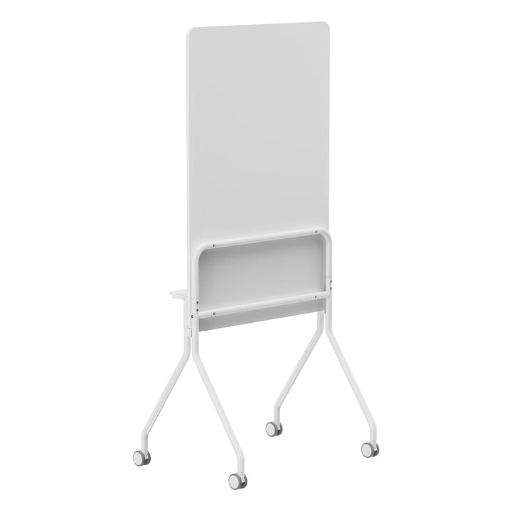 Ergo Office mobil tavle, lodret, hvid, ensidig, med hylde, tavle størrelse 1190x790 mm, ER-305