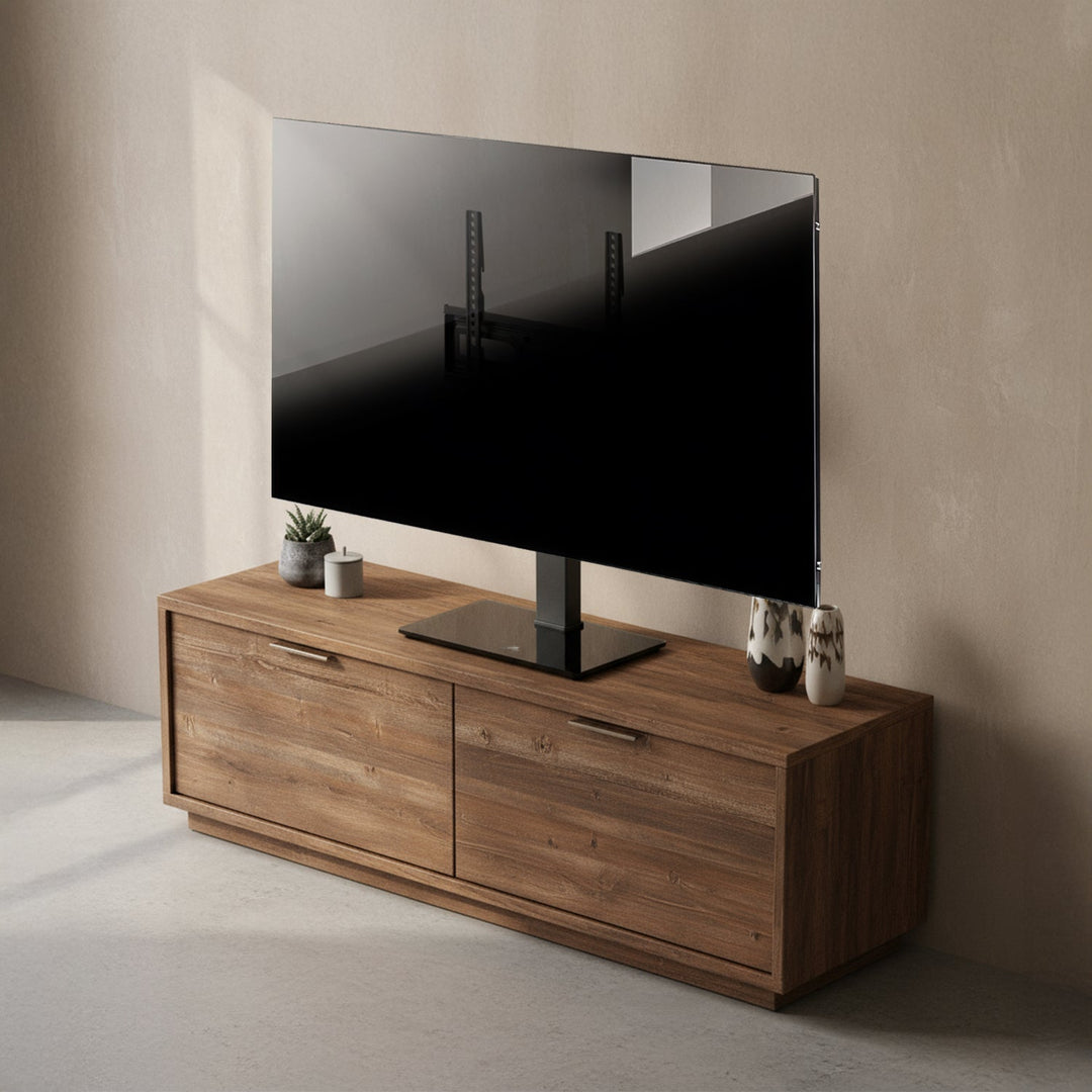 Universal TV-stativ Maclean, til TV-skab, fod, maks. 40 kg, maks. VESA 400x400, højde- og vinkeljustering, til TV 32-65", MC-1240