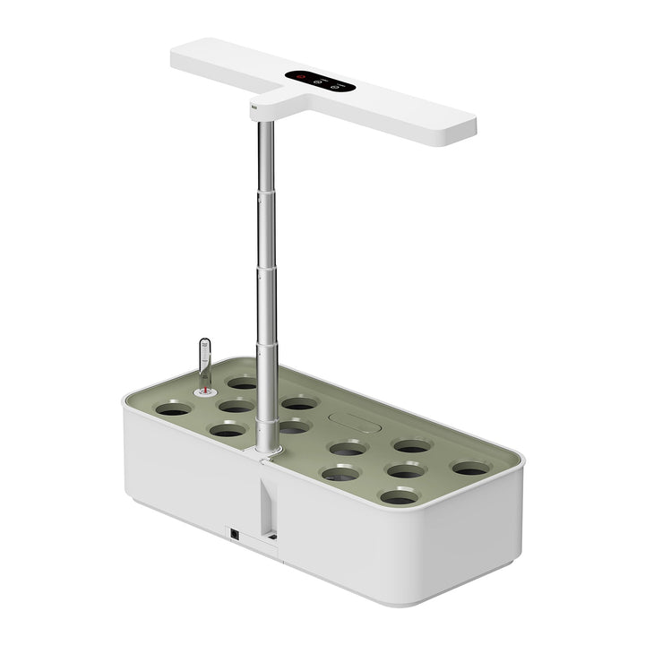 GreenBlue intelligent system til indendørs dyrkning af planter, SMART-plantekrukke, kapacitet 4 l, til 12 planter, fuldspektrum LED-dioder, GB133