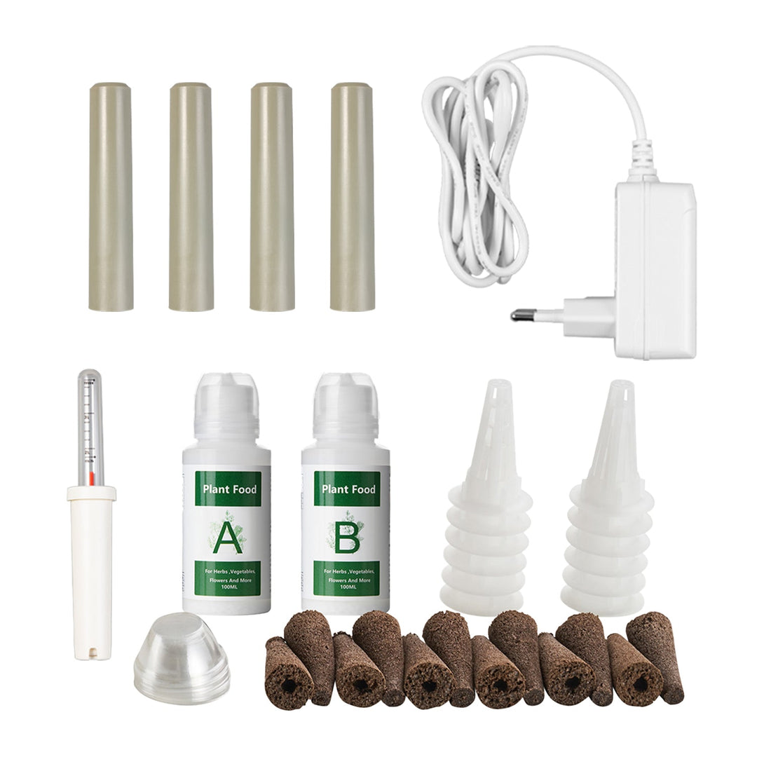 GreenBlue intelligent system til indendørs dyrkning af planter, SMART-plantekrukke, kapacitet 4 l, til 12 planter, fuldspektrum LED-dioder, GB133