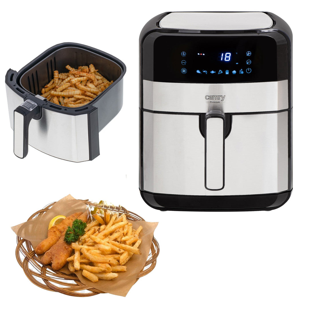 Frituregryde uden fedt, 9 programmer, 5,0 L, Airfryer, Camry CR 6311