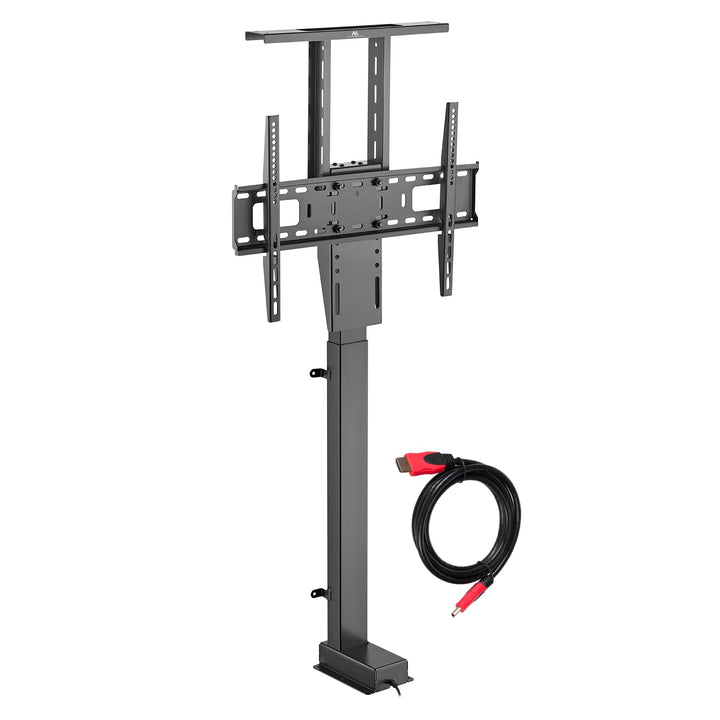 Elektrisk udtrækkelig holder til Maclean-tv, TUYA, 37''-80'', VESA 600x400, maks. 60 kg, MC-866T + KABEL HDMI 2.0 4K 3D UHD 1,8 m KOBBER 48 bit