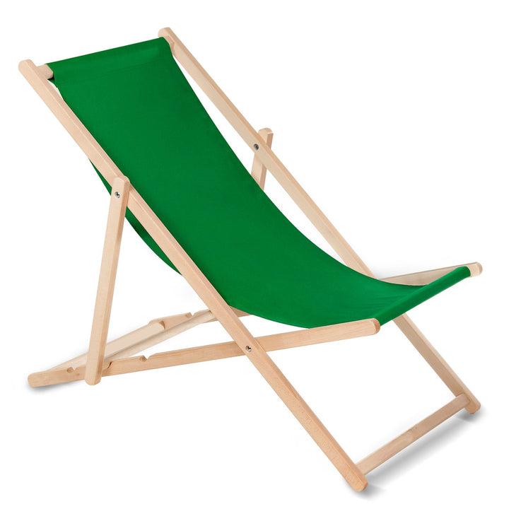 Klassisk bøgeliggestol GreenBlue GB183 grøn, 4 stk.