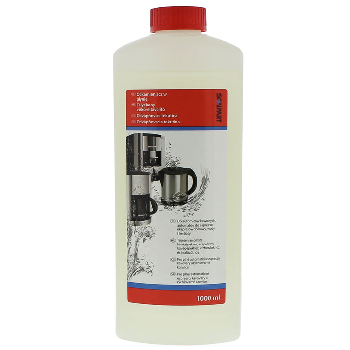Afkalkningsmiddel til kaffemaskiner, kedler, 1 liter, universal, Scanpart