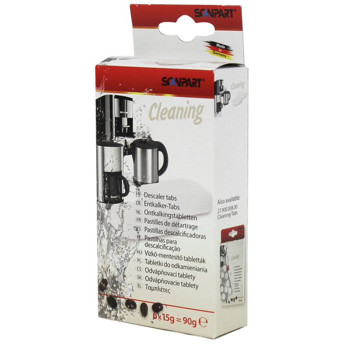 Afkalkningstabletter til kaffemaskiner, 6 stk., universal, Scanpart