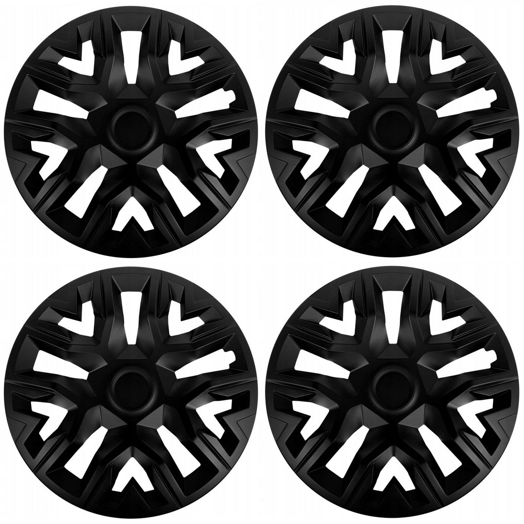 Universal hjulkapsler 14'' NRM The Best, matte sorte, 4 stk.