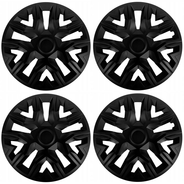 Universal hjulkapsler 16'' NRM The Best, matte sorte, 4 stk.