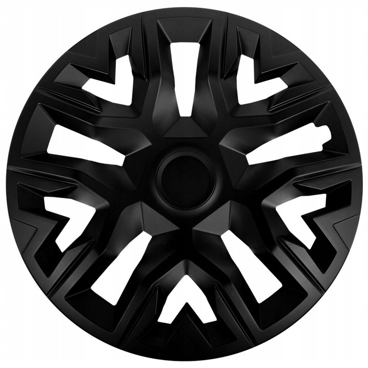 Universal hjulkapsler 16'' NRM The Best, matte sorte, 4 stk.