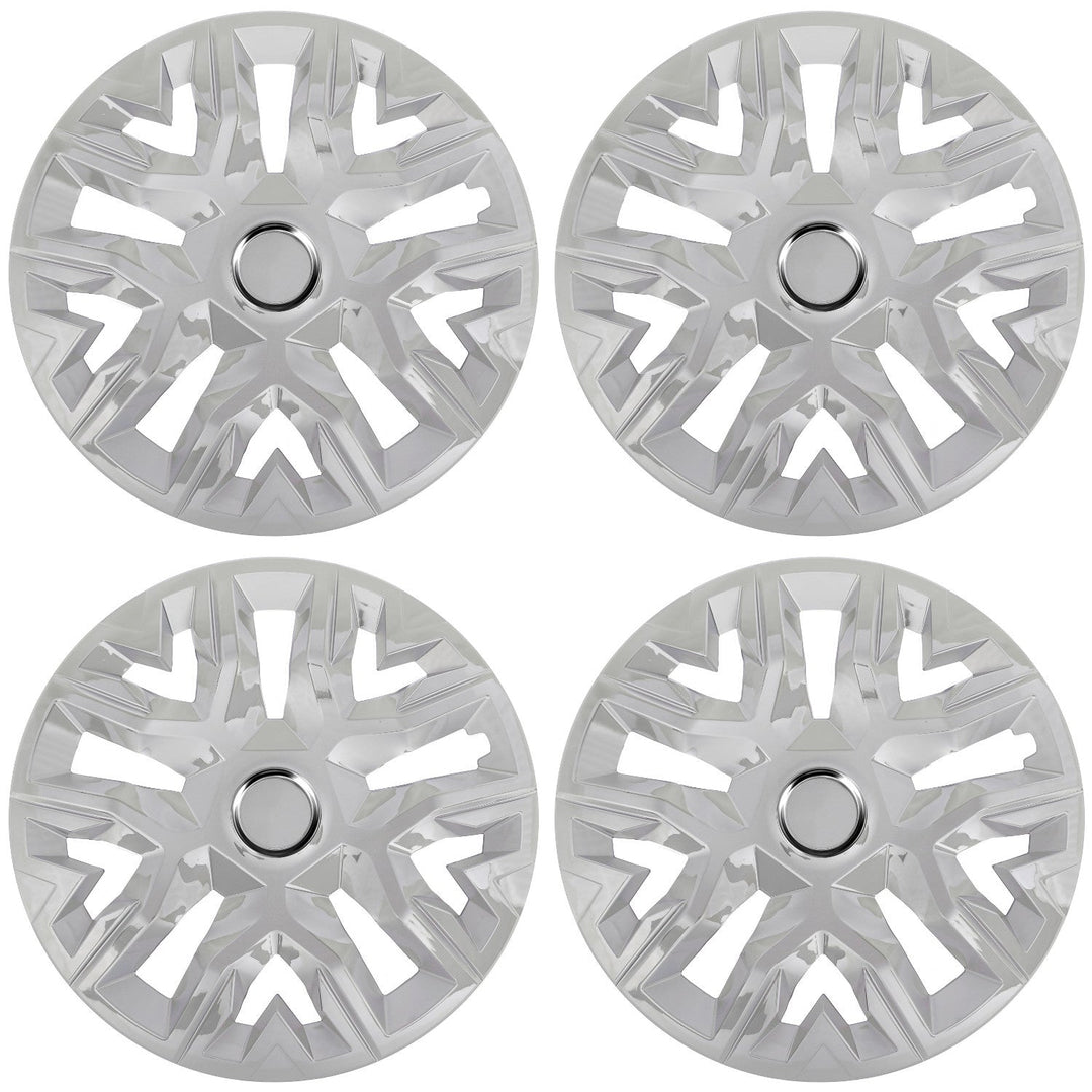 Universal hjulkapsler 15'' NRM Perfecto sølvmalet 4 stk.