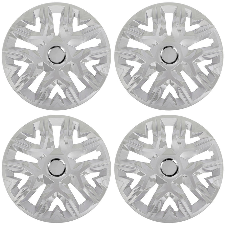 Universal hjulkapsler 15'' NRM Perfecto sølvmalet 4 stk.