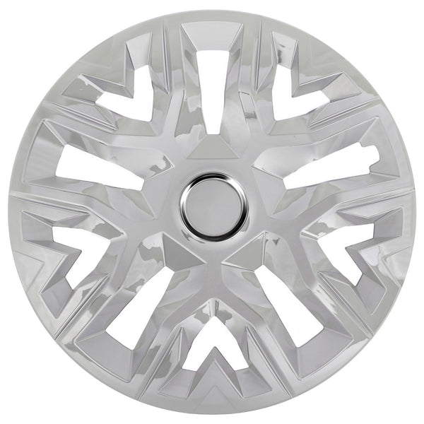 Universal hjulkapsler 15'' NRM Perfecto sølvmalet 4 stk.