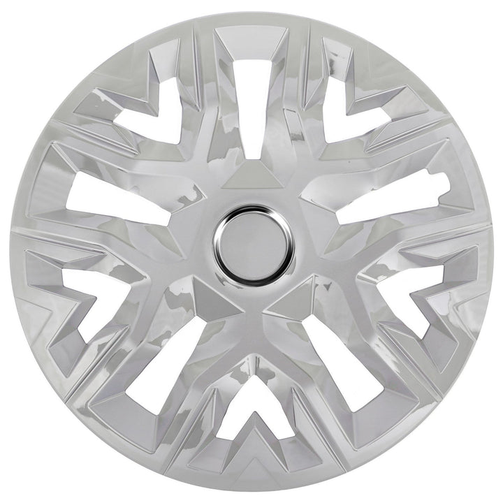Universal hjulkapsler 15'' NRM Perfecto sølvmalet 4 stk.