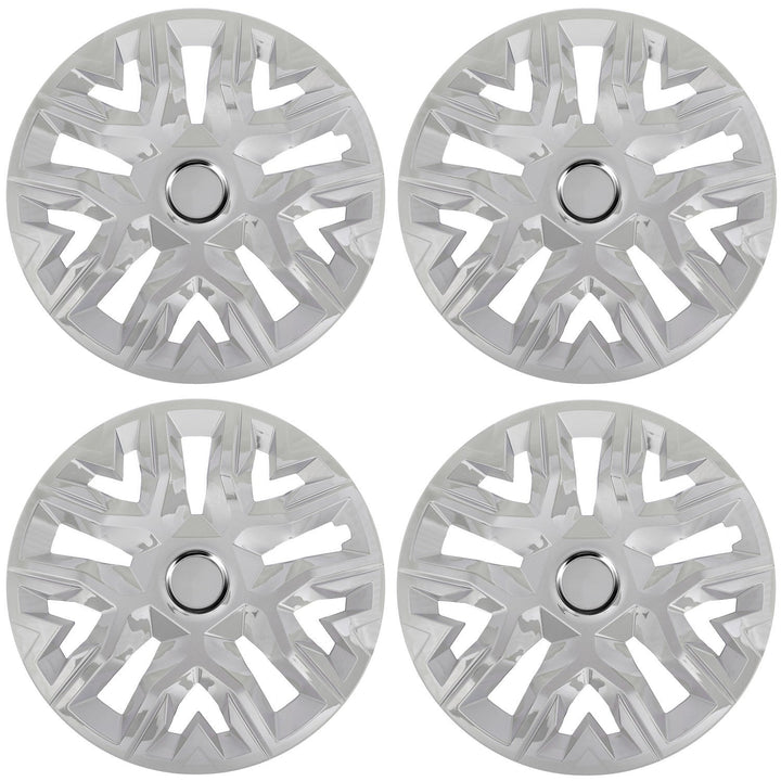 Universal hjulkapsler 16'' NRM Perfecto sølvlakkeret 4 stk.