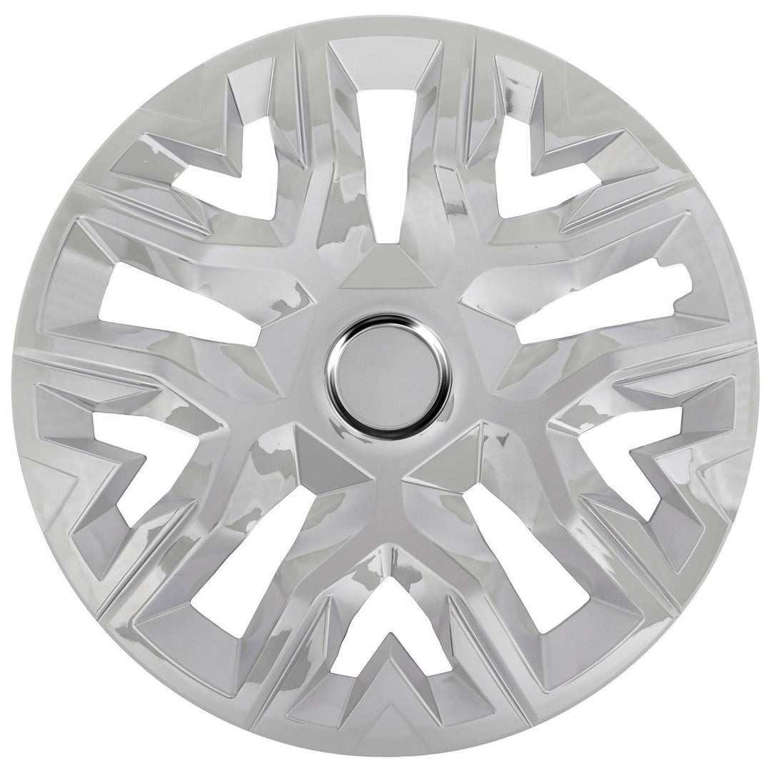 Universal hjulkapsler 16'' NRM Perfecto sølvlakkeret 4 stk.