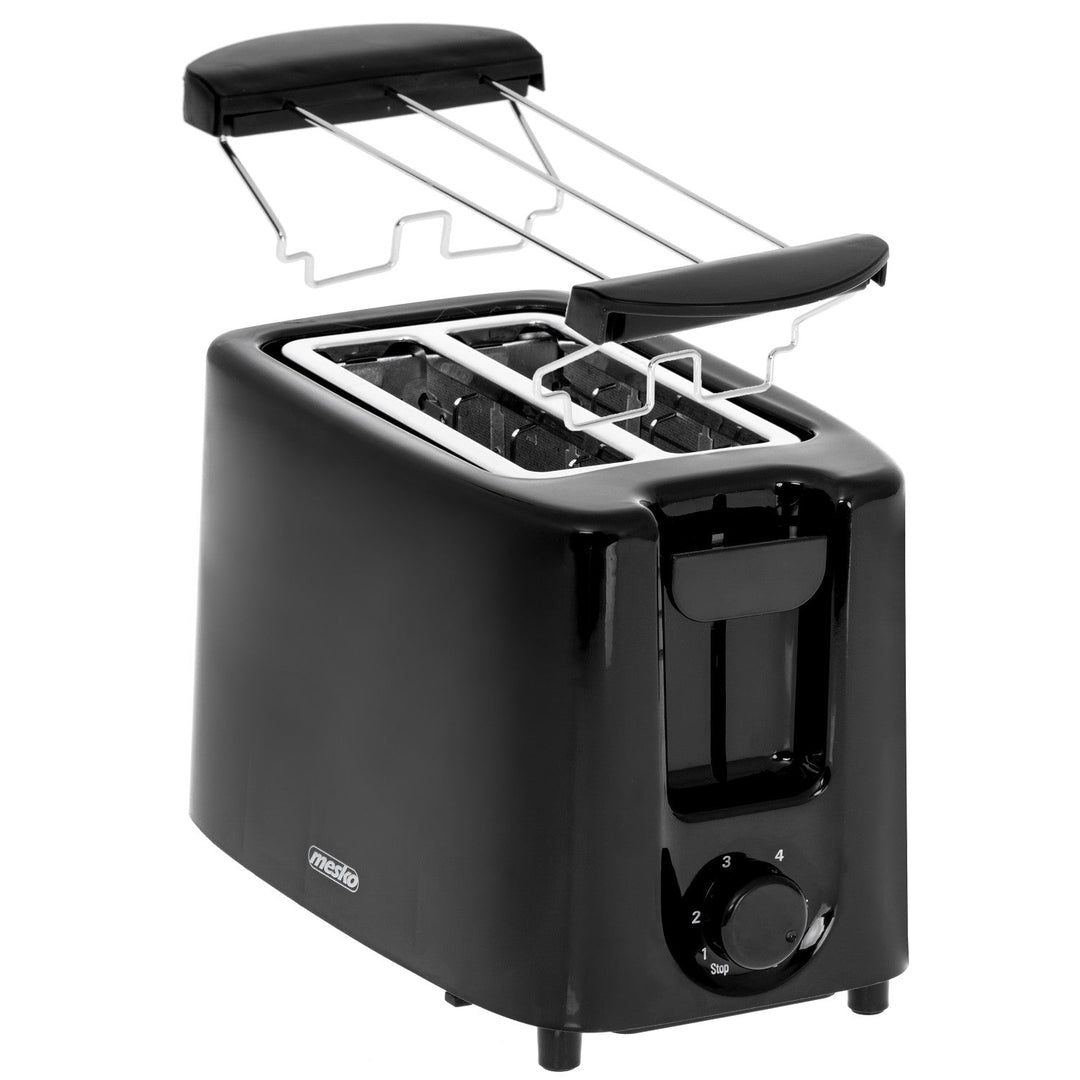 Mesko brødrister, 2 skiver, 900 W, sort, MS 3220