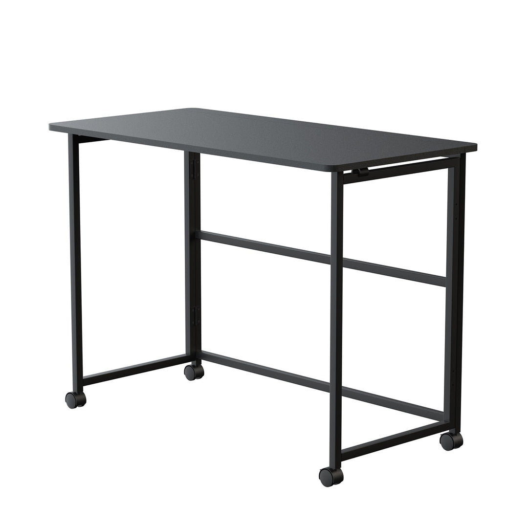 Maclean sammenklappelig skrivebord, sort, mobil, bordplade 100x50cm, maks. 50kg, MC-1250 B