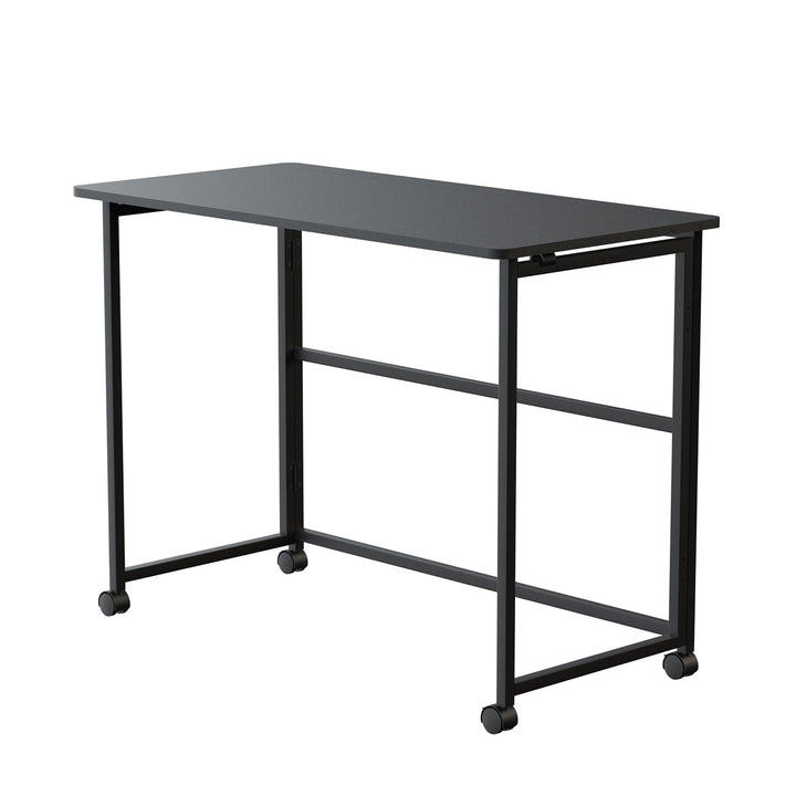 Maclean sammenklappelig skrivebord, sort, mobil, bordplade 100x50cm, maks. 50kg, MC-1250 B