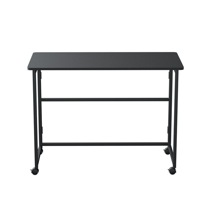 Maclean sammenklappelig skrivebord, sort, mobil, bordplade 100x50cm, maks. 50kg, MC-1250 B