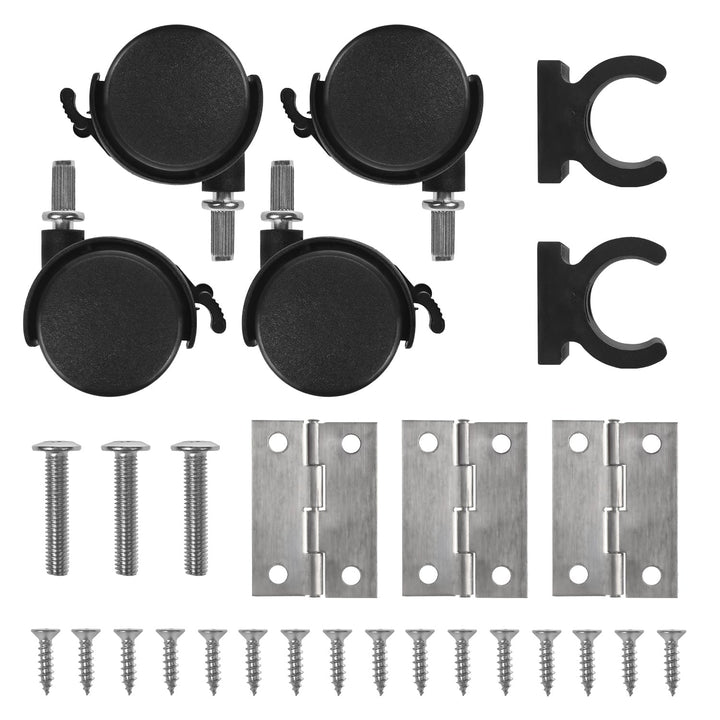 Maclean sammenklappelig skrivebord, sort, mobil, bordplade 100x50cm, maks. 50kg, MC-1250 B