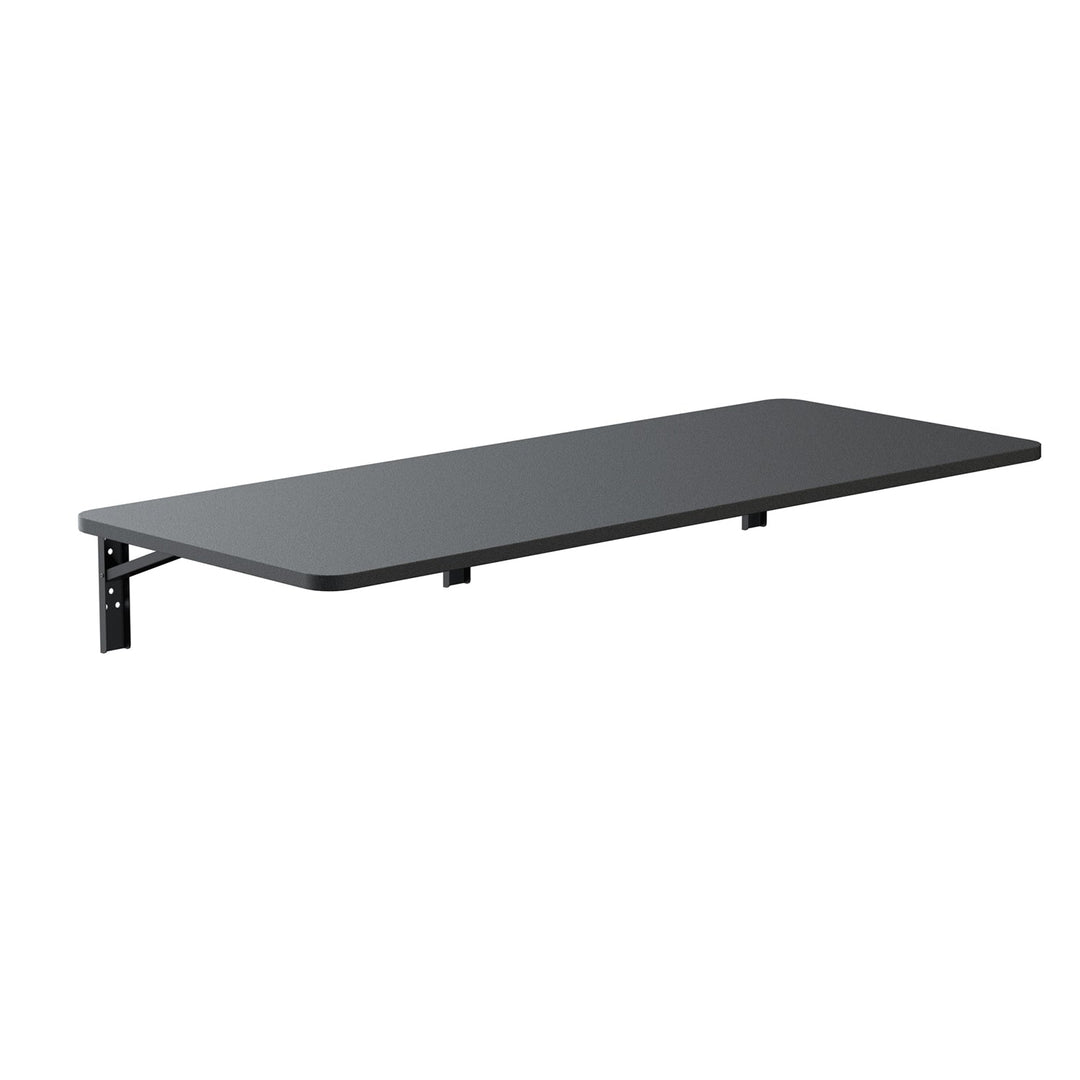 Sammenklappelig hylde / bordplade Maclean, sort, 100x40 cm, maks. 50 kg, MC-128 B