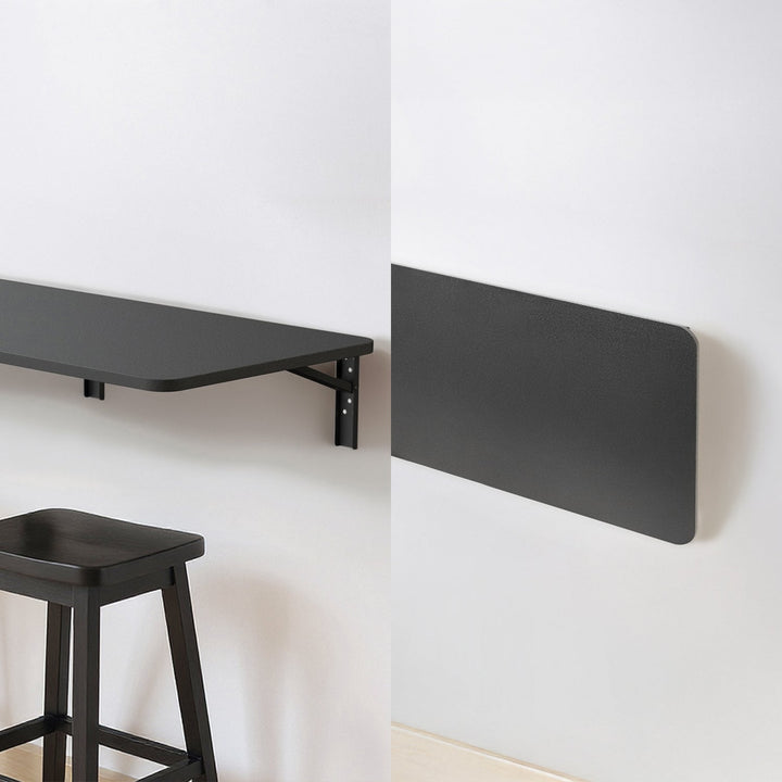 Sammenklappelig hylde / bordplade Maclean, sort, 100x40 cm, maks. 50 kg, MC-128 B