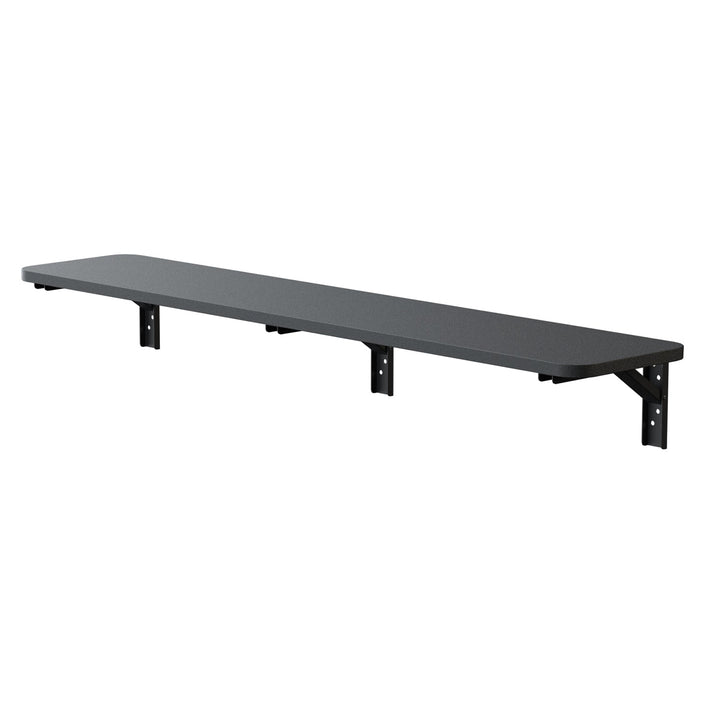 Sammenklappelig hylde / bordplade Maclean, sort, 100x20 cm, maks. 50 kg, MC-129 B