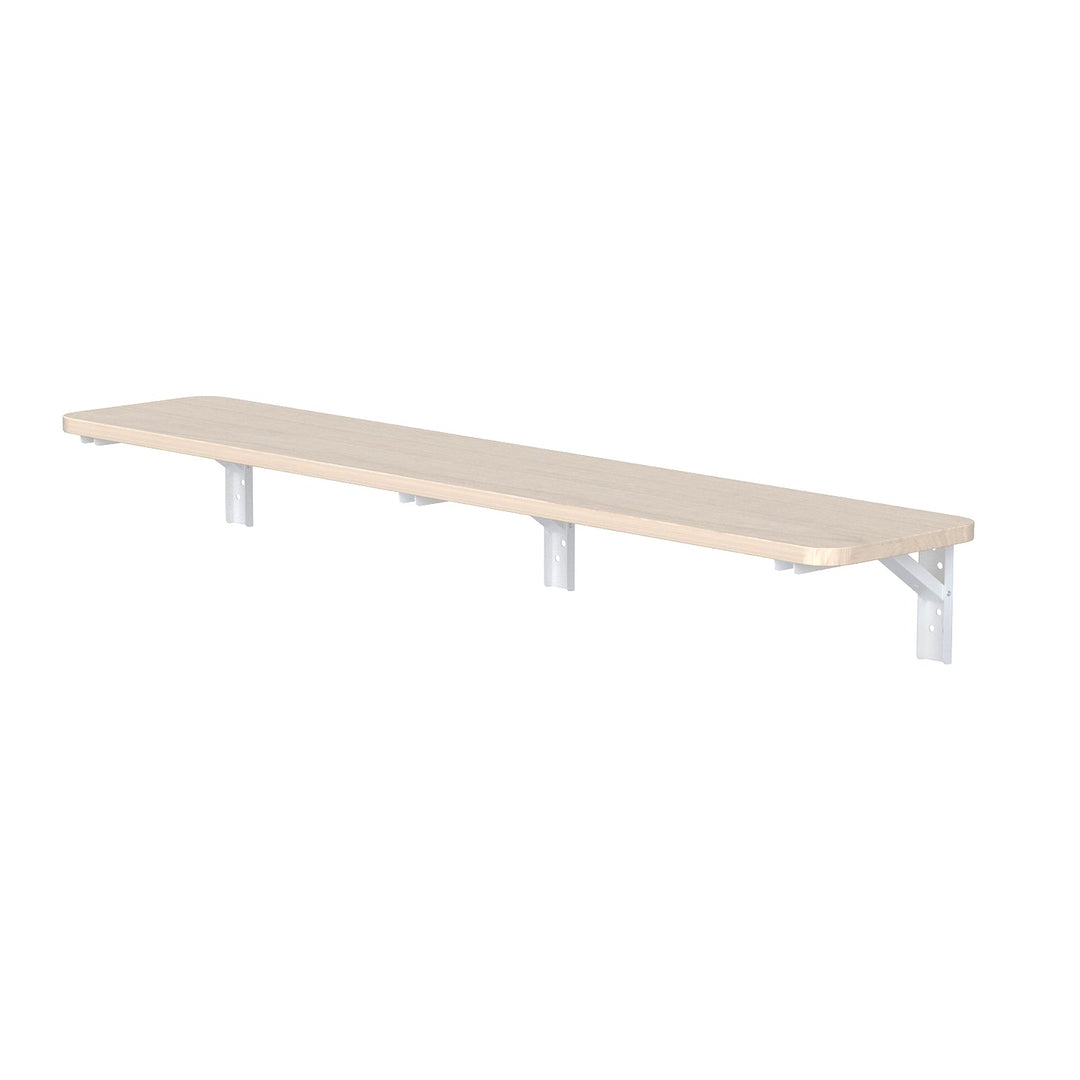 Sammenklappelig hylde / bordplade Maclean, farve lyst træ, 100x20 cm, maks. 50 kg, MC-129 WD