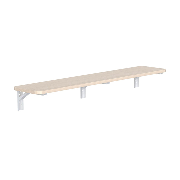 Sammenklappelig hylde / bordplade Maclean, farve lyst træ, 100x20 cm, maks. 50 kg, MC-129 WD