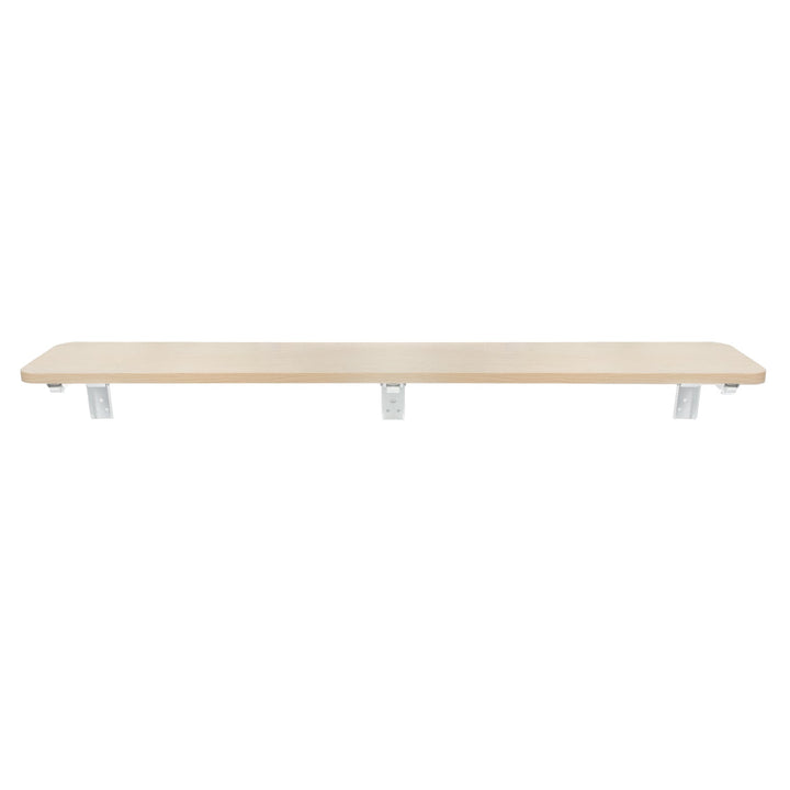 Sammenklappelig hylde / bordplade Maclean, farve lyst træ, 100x20 cm, maks. 50 kg, MC-129 WD
