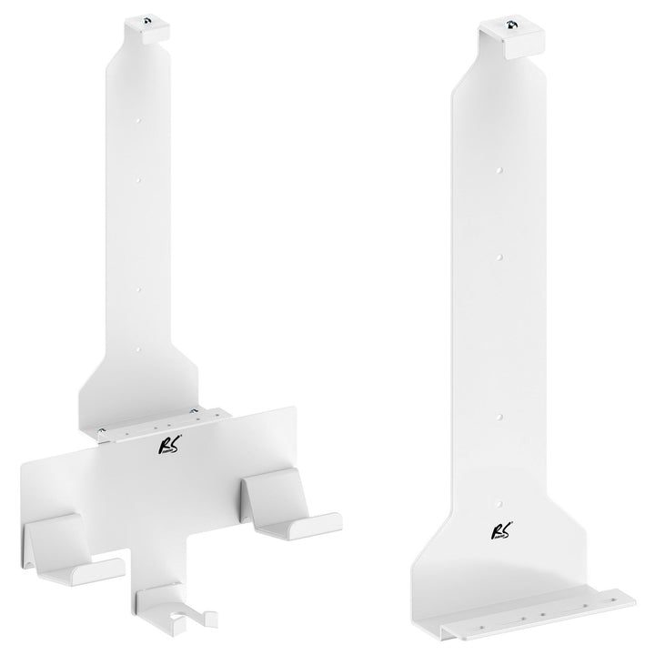 Vægmonteret holder til PS5 med holder til controllere, maks. 10 kg, RS181 + Vægmonteret holder til Playstation 5, maks. 10 kg, NanoRS RS180