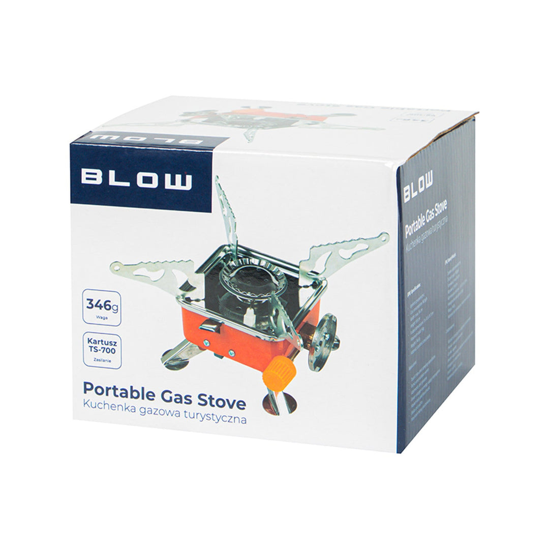 Blow mini gaskomfur til turisme, 2800 W, til gaspatron, 53-138