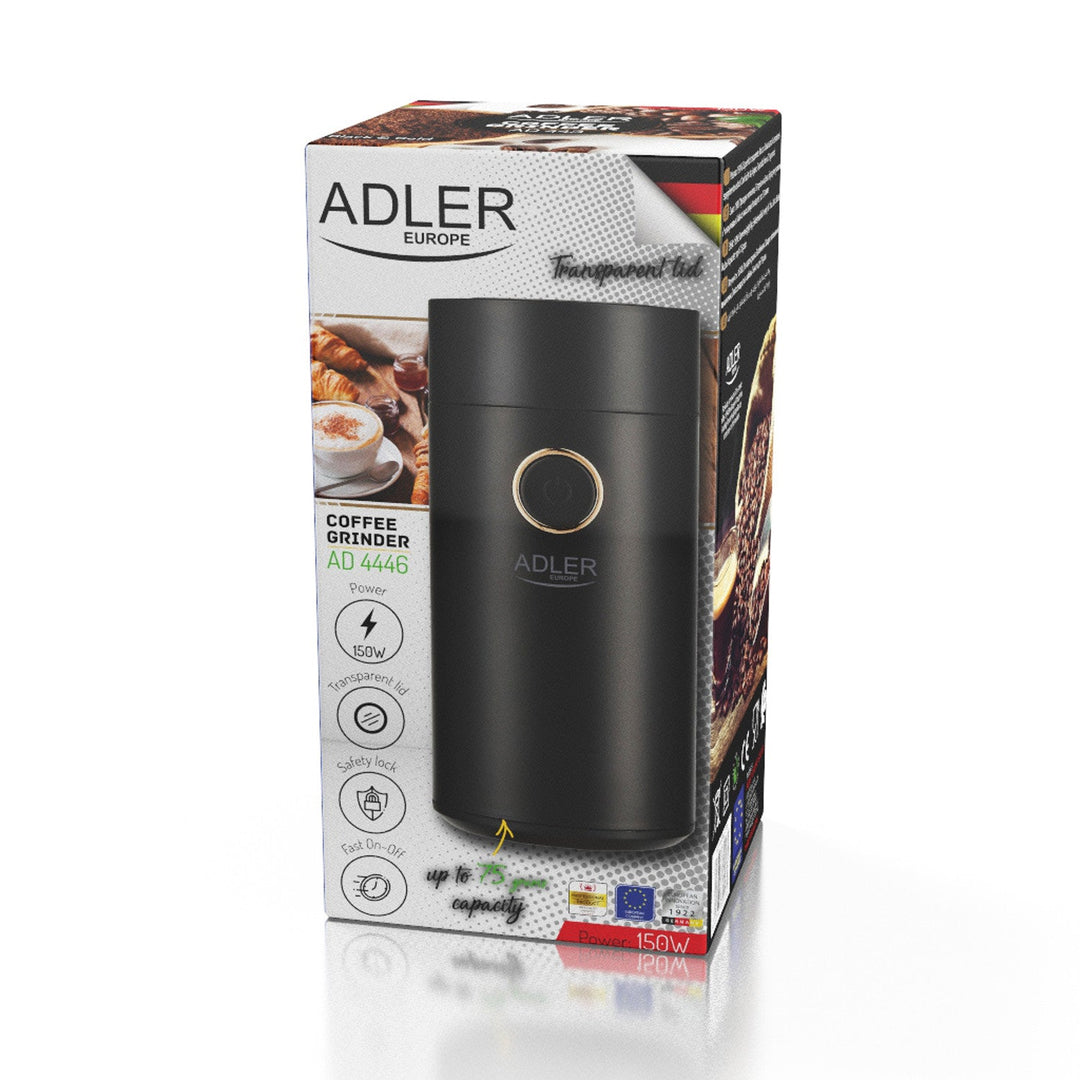 Elektrisk kaffekværn Adler, 150 W, sort, AD 4446BG