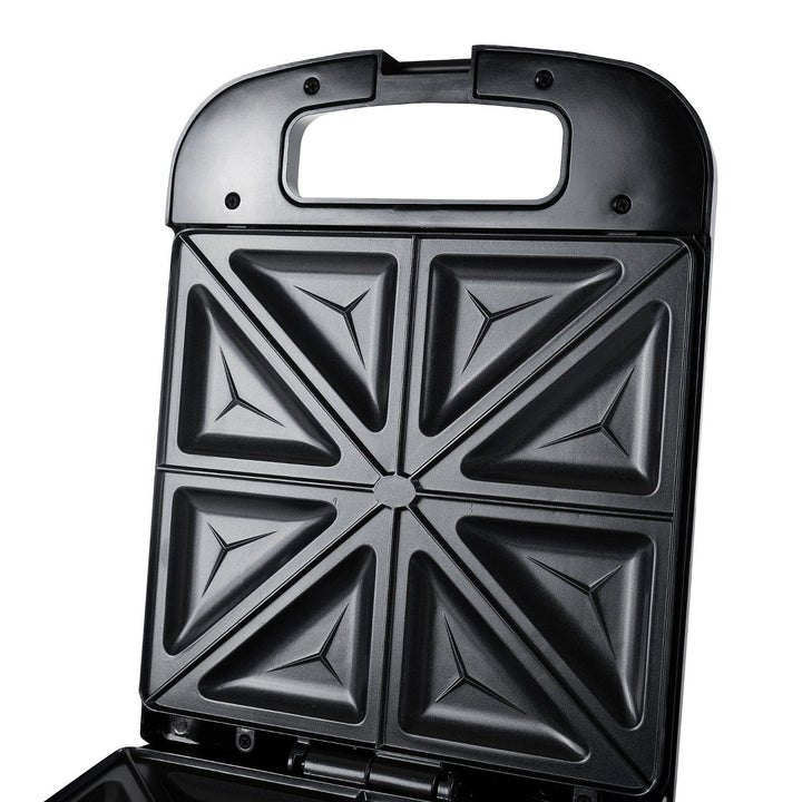Adler AD 3055 sandwichmaker, sort, 2000 W, til 4 sandwich