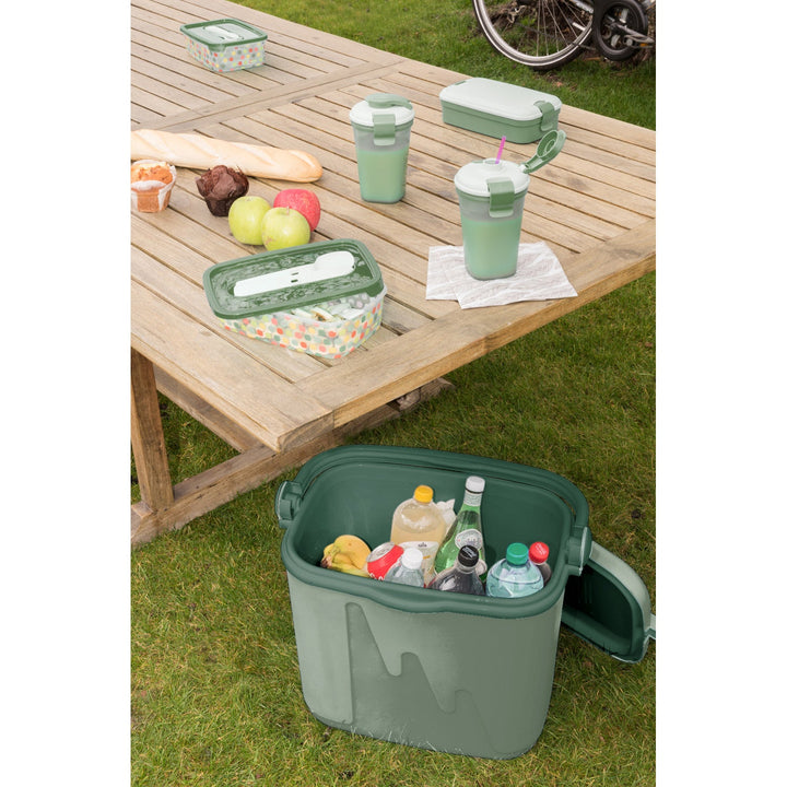 Curver rejsekøleskab, til indsatser, kapacitet 10 l, grøn