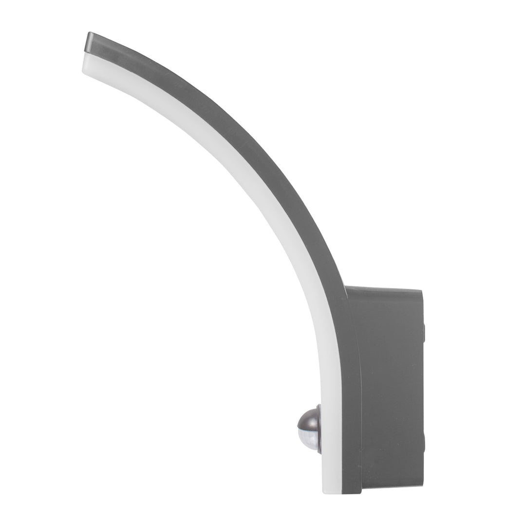 LED-lampe med bevægelsessensor Maclean, PIR-bevægelsessensor, farve grå, 20 W, IP65, 2000 lm, farve neutral hvid (4000 K) MCE512 GR, 2 stk.